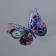 Stick paper, plastic "butterflies on Halloween" Blue set 12 pcs