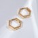 Earrings Metal "Geometry" hexagon