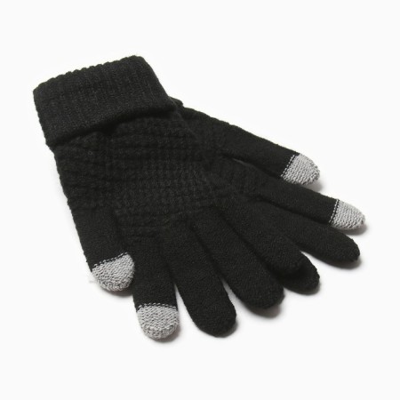 Women's gloves minku 21 cm black-3