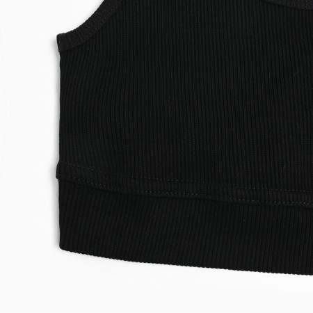 Top female shortened Mist Old School size 46, black color-6