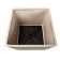 Kashpo for flowers and plants, sand 40x40x40cm, 57l