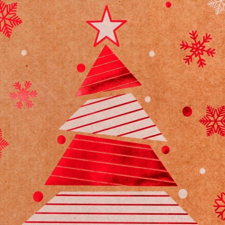 Tissing craft package, "Christmas tree" round handle, 33 x 25 x 12 cm, 120 g-1