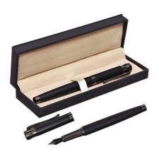 Gift feature feathers in the leatherette case CASE CARS BLACK BLACK
