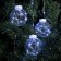 Garland “fringe” 2.5 × 0.7 m dews with nozzles “balls”, ip20, silver thread, 150 LED, white glow, 12 V