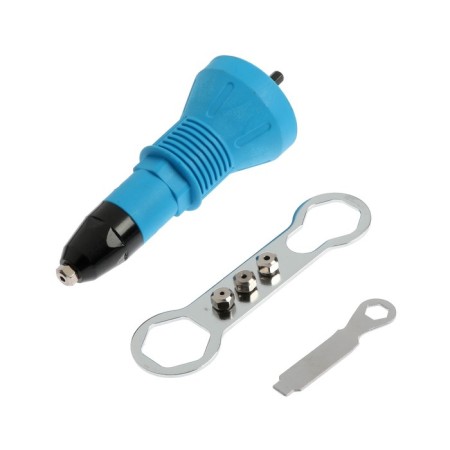 Tundra nozzle for screwdriver, riveter, hexagonal shank, 2.4-3.2-4-4.8 mm