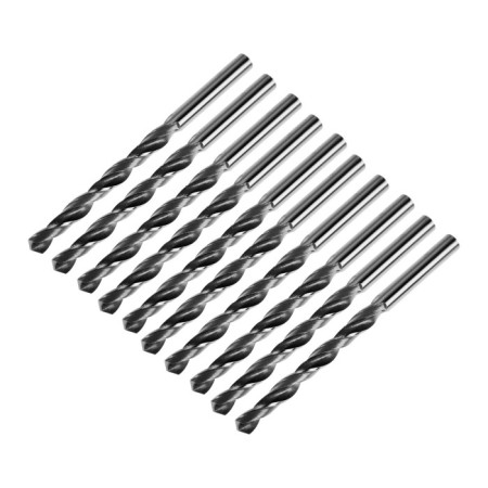 Metal drill, d = 6 mm, cylindrical shank, 10 pcs., GOST 10902