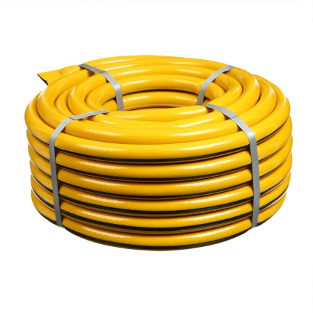 Polivot, PVC, 25 m (3/4 "), reinforced," military ", yellow-2