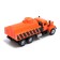 Metal “fuel” truck, inertial, orange color