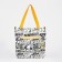 SCOPER with lightning, external pocket, white/yellow color