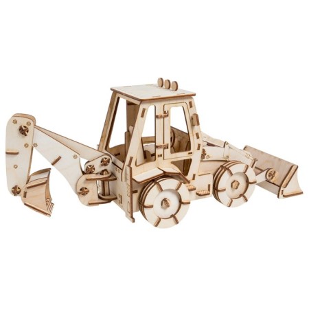 Collectible wooden designer "Excavator"-3