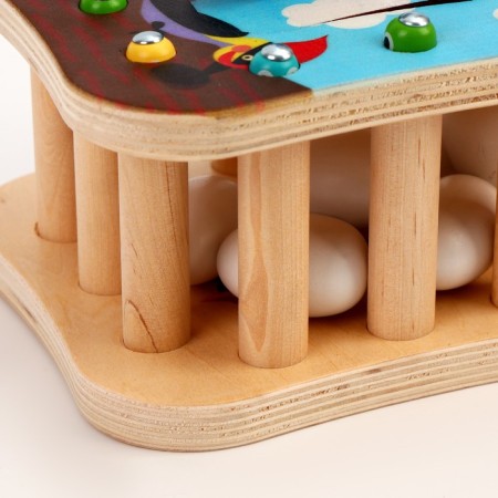 Logic center 2 in 1 "woodpecker and testicles" 14.5 × 12 × 8 cm-4