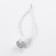 Building lamp Ecola Light, CD4141, MR16, GU5.3, 50x90 mm, round, transparent/chrome