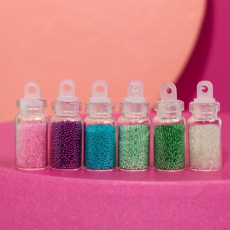 Set of broth for nail decor Unicorn New Year, 12 colors-2