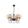 Ambrella Light Traditional, 6x40W E27 chandelier, black gold color