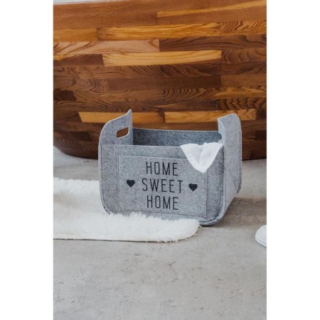 Sweet Home storage basket, 37 × 28 × 22 cm, gray color-6