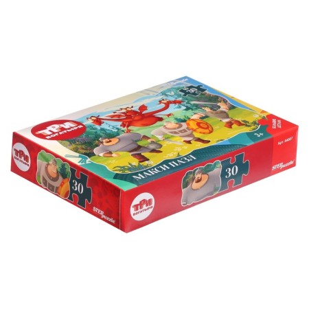 Maxi-Pazle Contour "Three Heroes", 30 elements-1