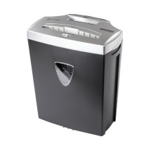 Шредер BRAUBERG S12 (Р-4), фрагменты 4х35 мм, 12 листов, скрепки, скобы, пл.карты, CD, 25 л   486393