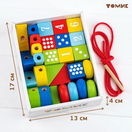Logical game set "Beads", 30 details-3