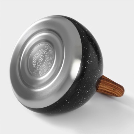 A kettle with a stainless steel whistle Magistro Stone, 2.7 L, Soft-Touch handle, induction, black color-4