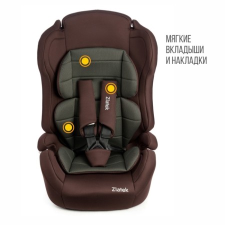 Car Carec reset Zlatek ZL513 Lux, group 1/2/3 (9-36 kg), brown carbon-1