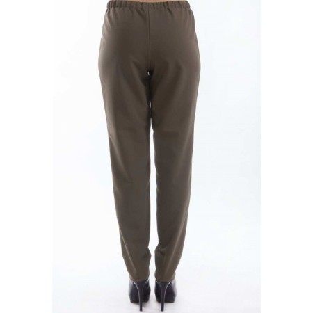Female suit, size 42, green color-6