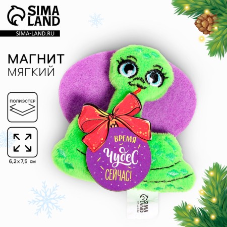 Magnet New Year's soft "Miracles now"