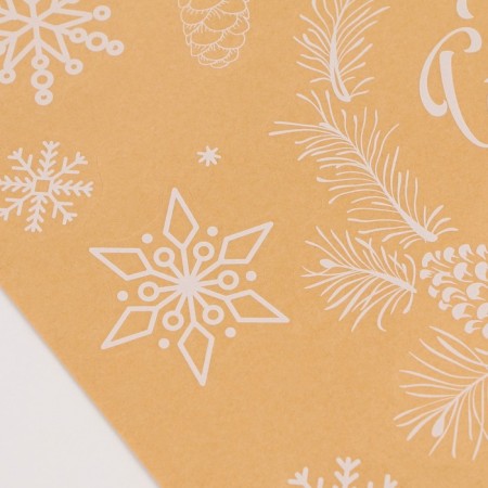 Window stickers "Happy New Year", reusable, 33 x 50 cm, new year-1
