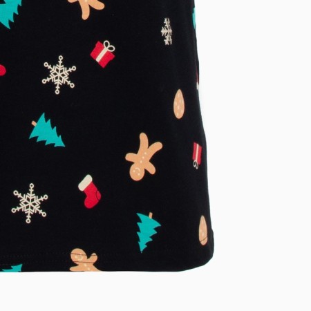 Women's T -shirt KAFTAN "XMAS FAMILY" p. 40-42, black-8
