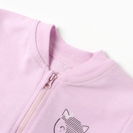 Jumper for children, lilac color, height 68-74 (6-9 months)-1