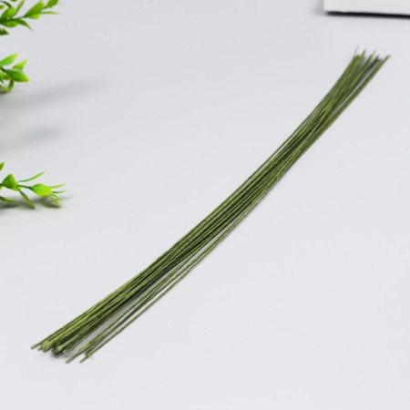 Wire for creativity "Green" (set of 20 pcs) 0.65 mm, 36 cm