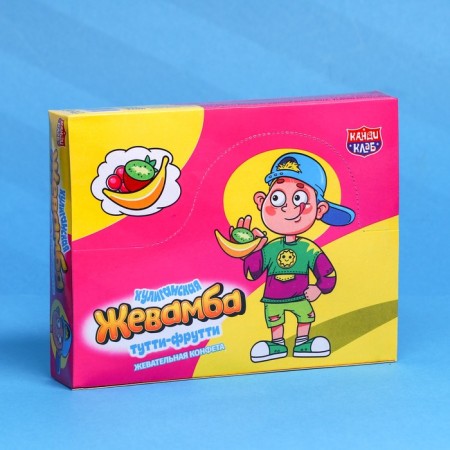 Chewing candy "Hooligan Zhevamba" Tutti-Fruti, 12 g-2