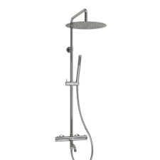 The shower system Wasserkraft A188.16.137.087.ch Thermo, tropical shower, thermostat, chrome
