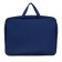 Folder with A4 handles, 360 x 270 x 80 mm, textile, inner pocket, blue 1sh48