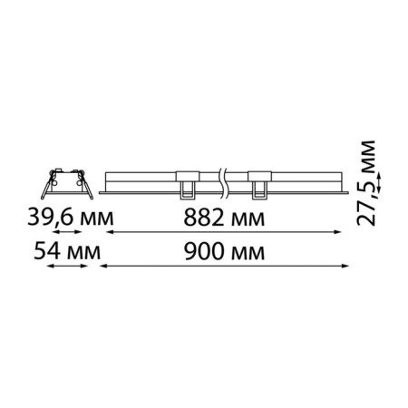 Lamp-Opot built-in LED ITER IP20 LED 4000K 24W-2