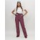Ski pants female, size 44, burgundy color