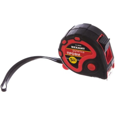 Roulette Rexant Profi 12-9006, rubberized case, 5 m x 25 mm
