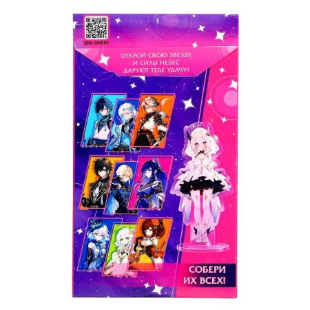 Anime figurine on the stand “Heaven’s Forces” with stickers, acrylic-6