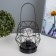 Nightlight "lantern" LED from AAA batteries black 14x14x27 cm Risalux