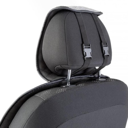Front seats Car Performance, 2 pcs, Fiberflax (Len), Romb, Gray-3