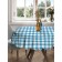 Tables on the table “background in a cage”, round, Saten, d = 150 cm