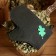 Set for a bath with an applique "Oak sheet" hat, mitten, rug (in a bag)