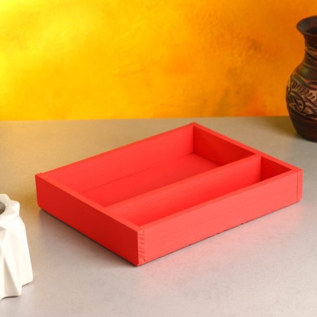 Kashpo wooden 25x20x4.3cm cm "Makarunas", pink light giving beautifully