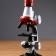 Microscope "Young researcher", a multiplicity of an increase in 1200x, 400x, 100x, with backlight