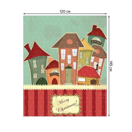 The tablecloth on the table "The holiday comes", rectangular, Saten, size 120x145 cm-1