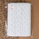 Knitted lace, 50 mm × 10 ± 1 m, white color