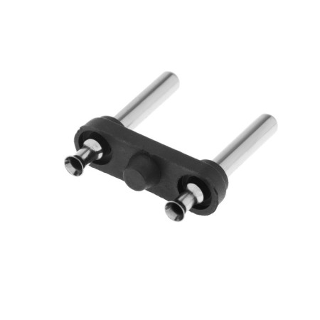 Reinforcement of the fork, 6 A, 250 V, diam. pin 4.0 mm, black, set (100 pcs)-1