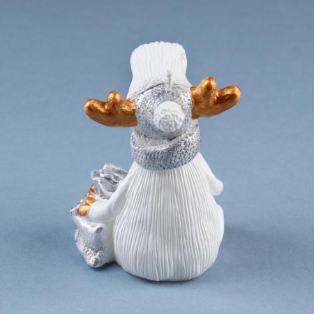 Decorative candle "Snow moose", 9.9x7.2x7.6 cm-5