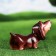 Garden figure "Dachshund" brown 25x12x15 cm