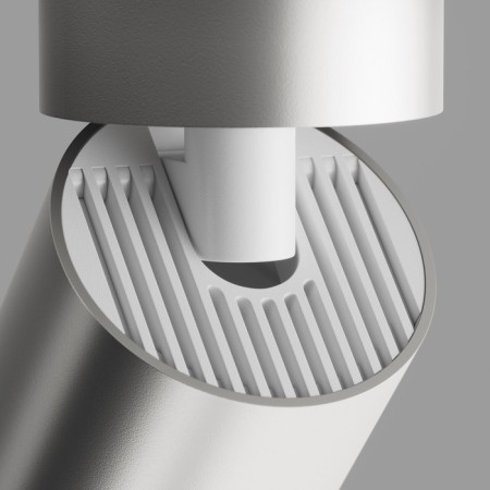 Technical C050CL-U-1s ceiling lamp, 1xgu10, 10W, 5.2x5.2x12.8 cm, matte silver color-3