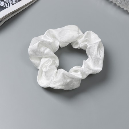 Hair gum "Orbit" Classic Galant, 10 cm, white-1